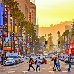 Concert tour of Los Angeles