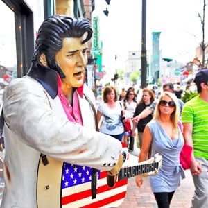 concert tour of Nashville and Memphis